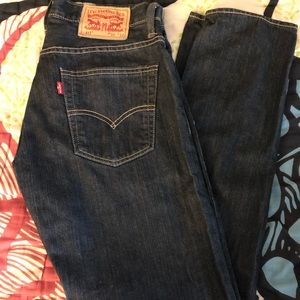 Levi 513 denim